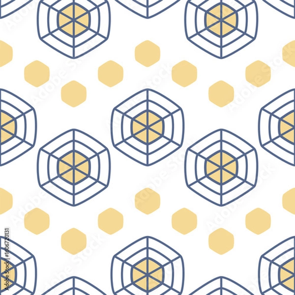 Obraz Geometric abstract  seamless pattern design for background, wallpaper, carpet, textile design, fabric, blanket, blanket for kids, card, wrapping paper, notebook, diary cover, decoration and etc.