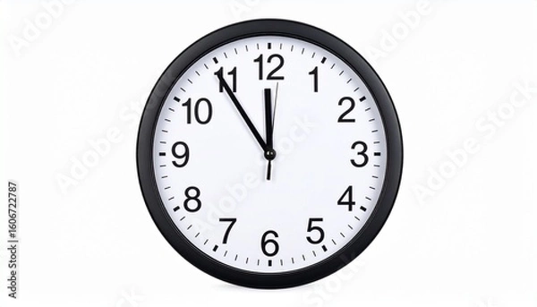 Fototapeta clock on a white background