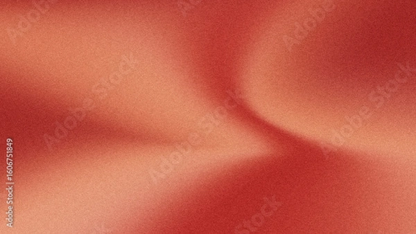 Fototapeta Red background with rough texture. Blurred red background. Abstract horizontal background.