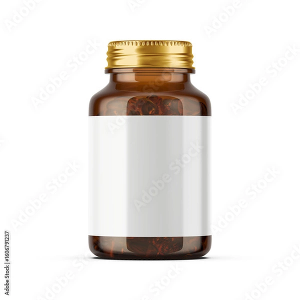 Obraz supplement bottle image