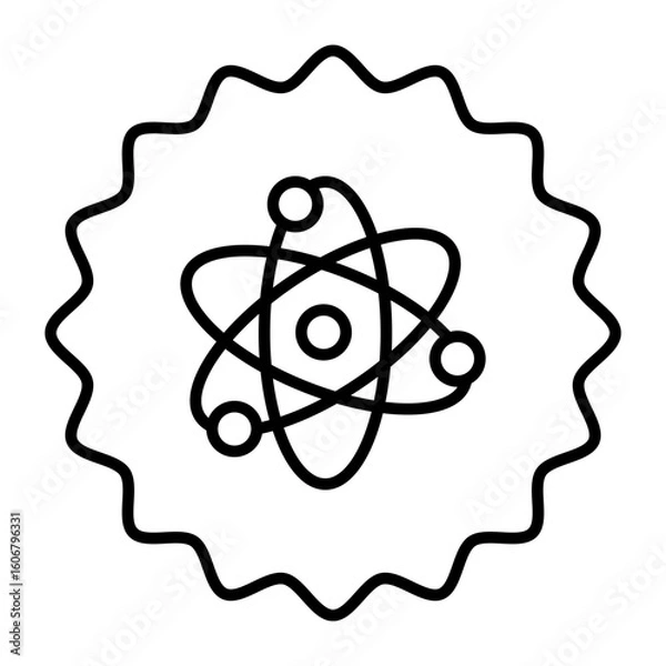 Fototapeta Sulphate Free Icon. Vector icon design