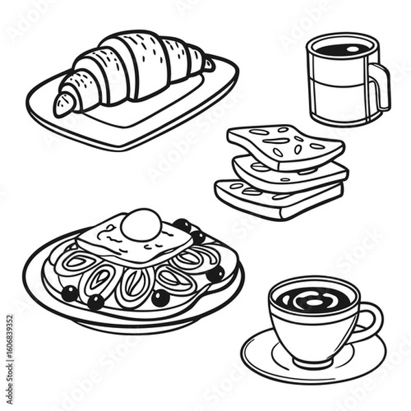 Obraz coffee and cake