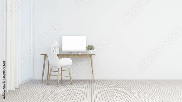 Fototapeta Relax space - 3D Rendering