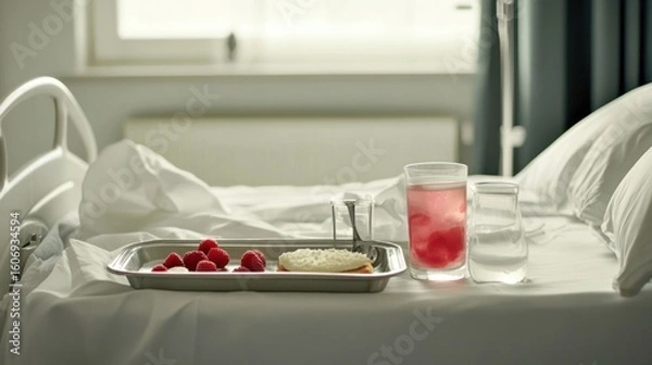 Obraz Hospital Tray with refreshments