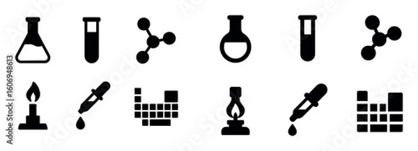 Obraz Science Lab Icons