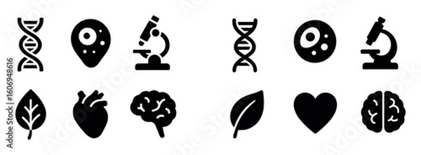Obraz Science Icons Grid