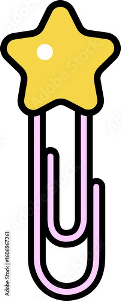 Obraz cute Paper Clip