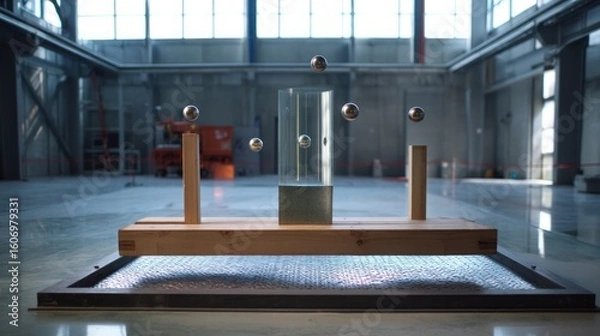 Obraz Abstract physics display