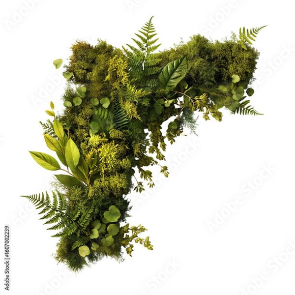 Fototapeta Botanical corner frames