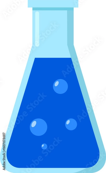Obraz Lab flask icon. Vector illustration