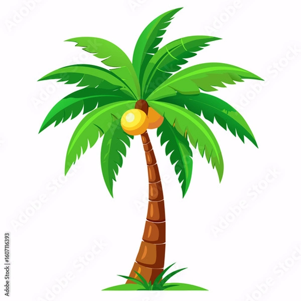 Fototapeta coconut palm tree
