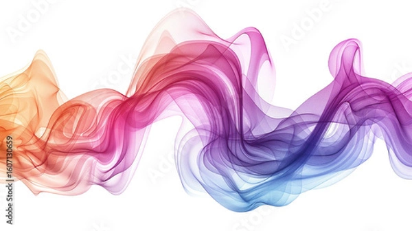 Obraz abstract colorful smoke