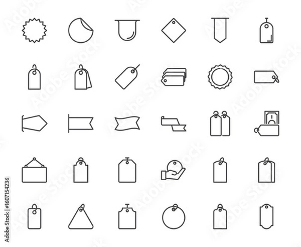 Obraz Sale icon set
