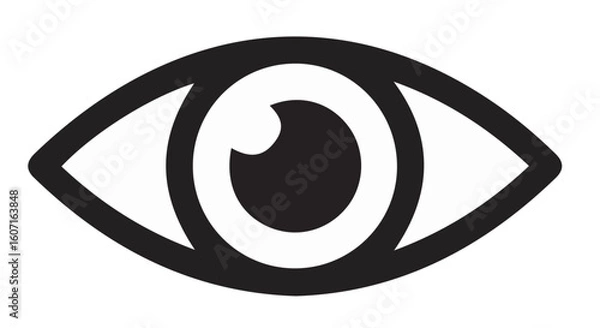 Fototapeta eye zone sign