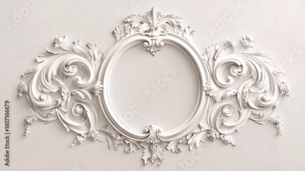 Fototapeta plaster frame