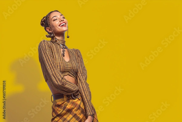 Obraz Fashion model isolated 3d background