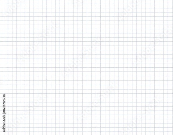 Fototapeta Simple grid paper background for notebook design