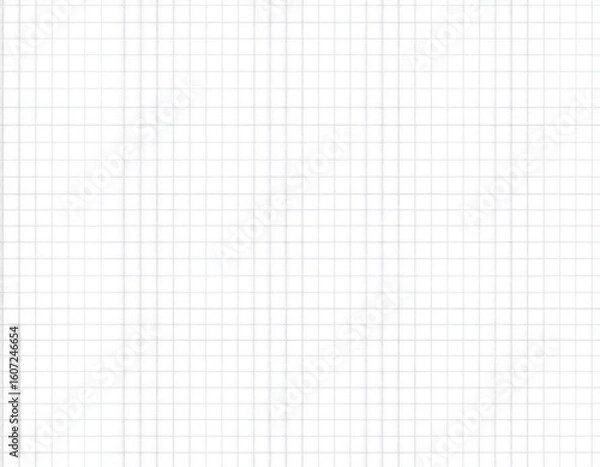 Fototapeta Simple grid paper background for notebook design
