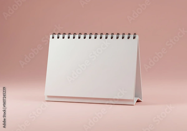 Fototapeta Desk calendar mockup blank