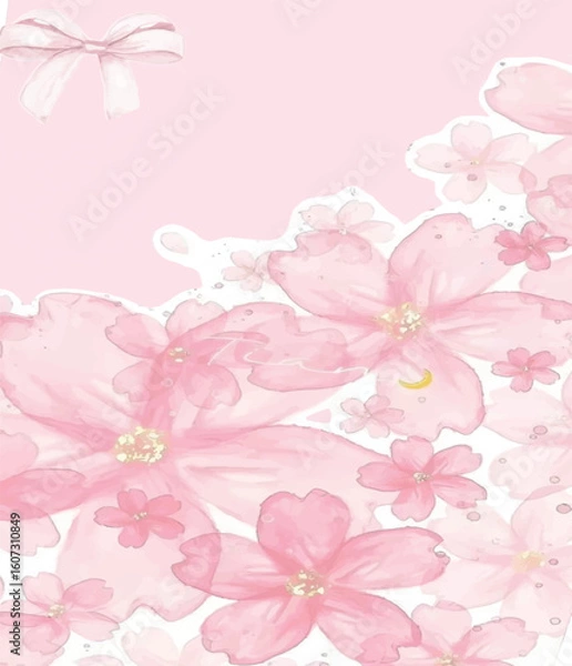 Fototapeta cherry blossom background