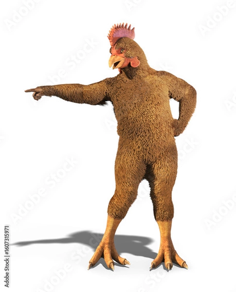 Obraz Mr Chicken Pointing
