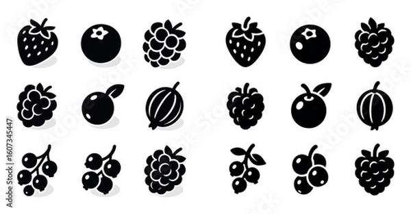 Obraz Berry Icon Grid