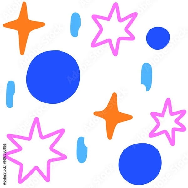 Obraz Abstract geometric shaps design.