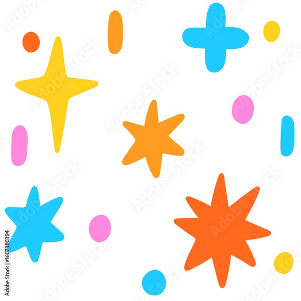 Obraz Abstract geometric shaps design.