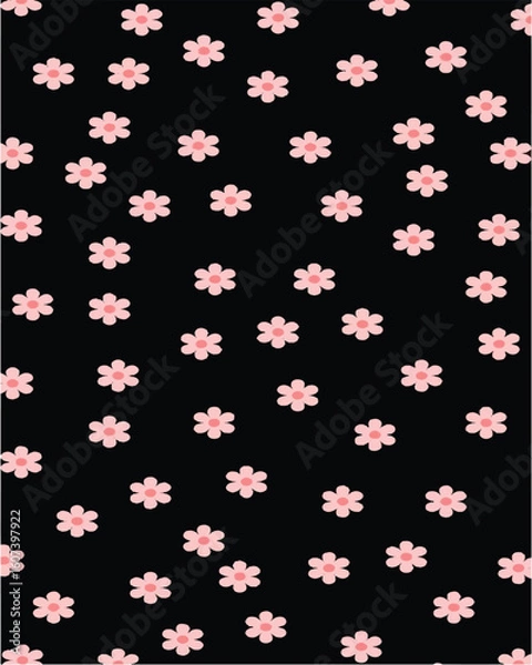 Fototapeta seamless floral pattern