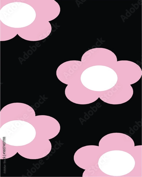 Fototapeta pink clouds on blue background