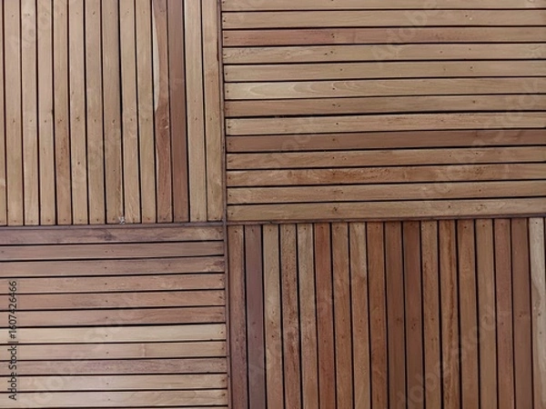 Obraz Brown wooden pattern rectangle panel