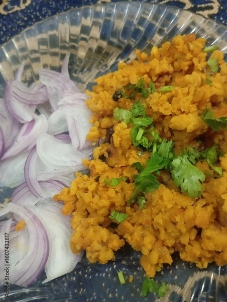 Fototapeta fried rice with chicken