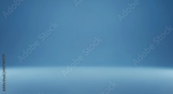 Obraz Blue Gradient Background Studio Mockup Backdrop