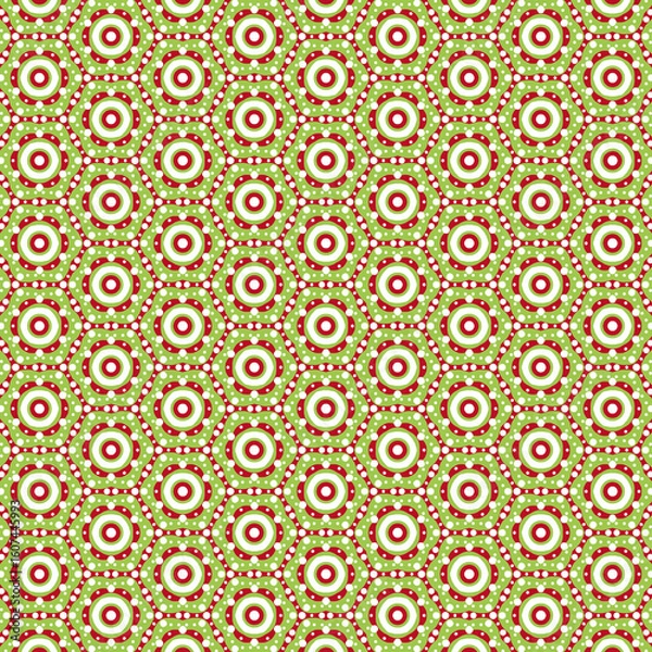 Obraz Retro classic style pattern with circles