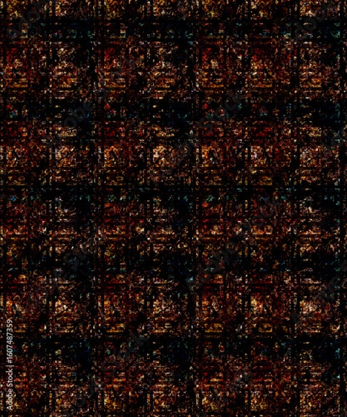 Obraz Seamless Pattern Illustrations for Designing in Unique and vibrant digital textile designs, crafted to bring elegance and sophistication to any fabric. Perfect for fashion, home décor, floral
