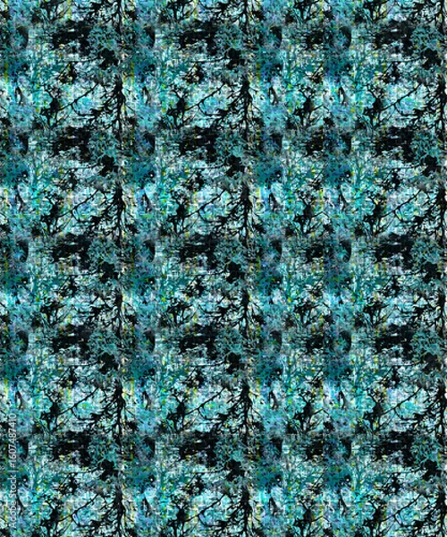 Obraz Seamless Pattern Illustrations for Designing in Unique and vibrant digital textile designs, crafted to bring elegance and sophistication to any fabric. Perfect for fashion, home décor, floral
