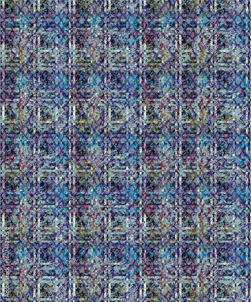 Obraz Seamless Pattern Illustrations for Designing in Unique and vibrant digital textile designs, crafted to bring elegance and sophistication to any fabric. Perfect for fashion, home décor, floral
