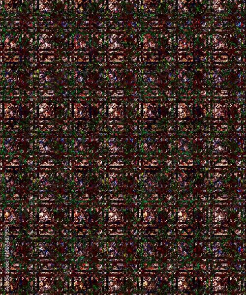 Obraz Seamless Pattern Illustrations for Designing in Unique and vibrant digital textile designs, crafted to bring elegance and sophistication to any fabric. Perfect for fashion, home décor, floral
