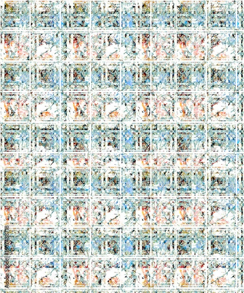 Obraz Seamless Pattern Illustrations for Designing in Unique and vibrant digital textile designs, crafted to bring elegance and sophistication to any fabric. Perfect for fashion, home décor, floral
