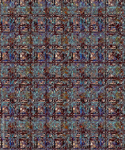 Obraz Seamless Pattern Illustrations for Designing in Unique and vibrant digital textile designs, crafted to bring elegance and sophistication to any fabric. Perfect for fashion, home décor, floral
