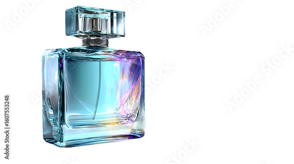 Fototapeta perfume bottle isolated on white