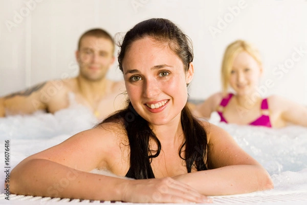 Obraz Friends in the jacuzzi