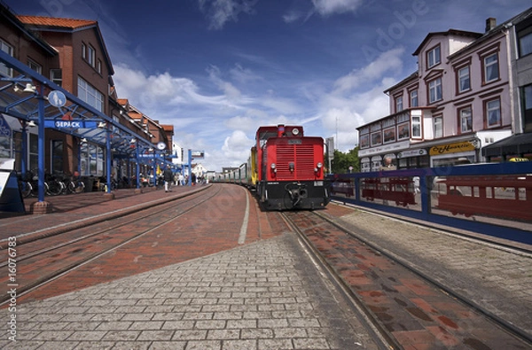 Obraz Borkum Bahnhof