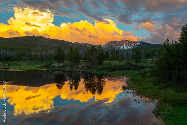 Obraz Sunset Camp Spot