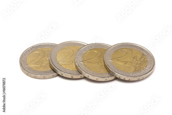 Fototapeta Euro coins