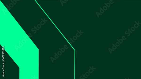 Fototapeta Geometric Pattern with Vibrant Color Layers