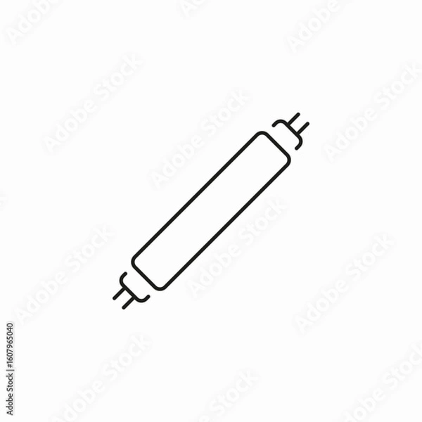 Obraz light stick icon sign vector