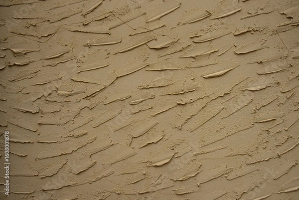 Fototapeta Textured stucco wall with gritty surface.