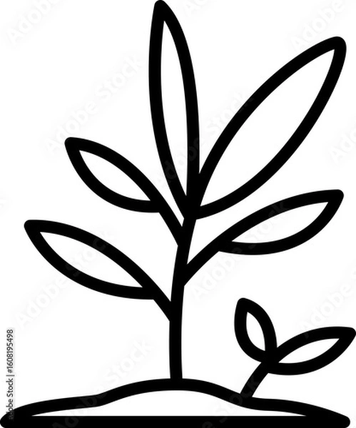Obraz Growing Plant Icon