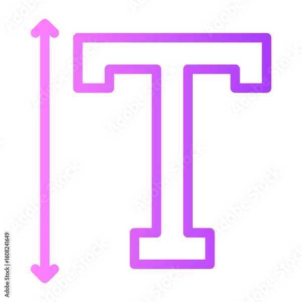 Fototapeta vertical gradient icon